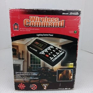 Heath Zenith Wireless Command Lighting Control Panel Programmable Timing  - Bild 1 von 9