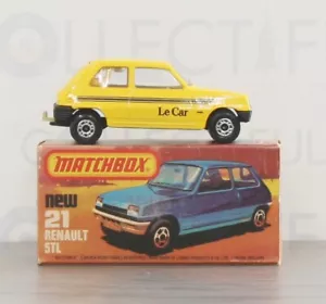 MATCHBOX SUPERFAST - 1976 #21 RENAULT 5TL - YELLOW LE CAR *BEAUTY* MIB🔥 - Picture 1 of 6