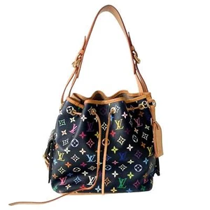 LOUIS VUITTON Takashi Murakami Negro Monograma Multicolor Lona Petit Noé - Imagen 1 de 15