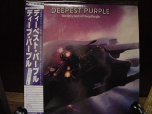 DEEP PURPLE DEEPEST PURPLE JAPAN REPLICA OBI LIMITED EDITION GREATEST HITS CD - Picture 1 of 1