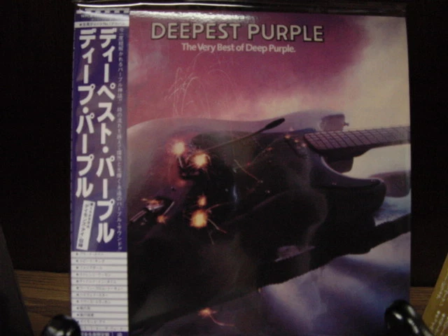 DEEP PURPLE DEEPEST PURPLE JAPAN REPLICA OBI LIMITED EDITION GREATEST HITS CD - Image 1 of 1
