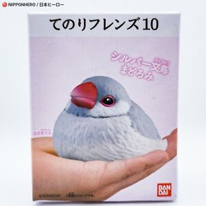 Tenori Friends SILVER JAVA SPARROW Bird Figure 10 Animal Friends Collection JPN