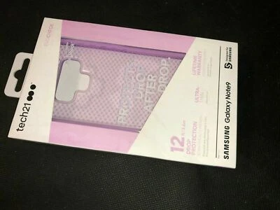 TECH21 Evocheck para Samsung Galaxy Note 9 (púrpura claro) Orquídea... Foto 1 de 2
