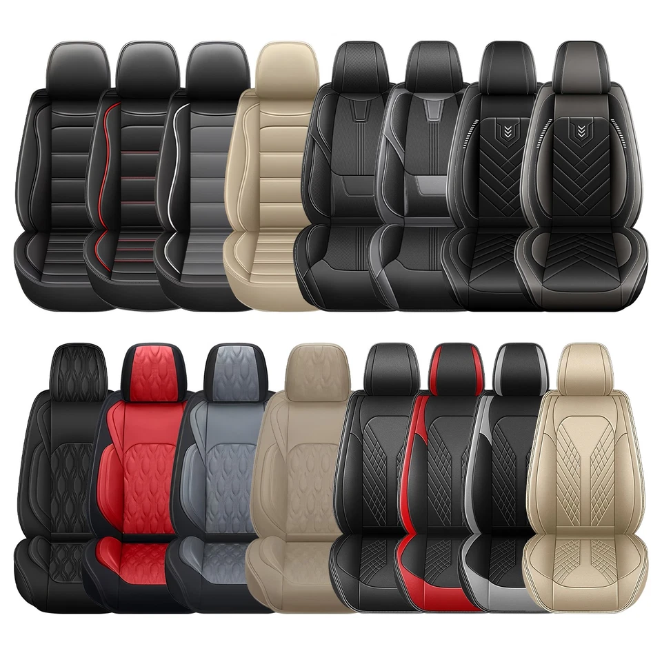 Car Seat Covers Full Set Fit For Ford Waterproof Seat Protectors (2/5 Seats) Foto 1 de 1