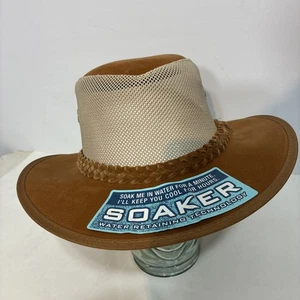 Dorfman Pacific Polyester Blend Packable Bush Soaker Hat UPF 50+ Size S/M &L/XL - Picture 1 of 12