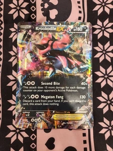 Krookodile EX XY25 Jumbo Cards 2014 Rare Holo Pokemon Card. Lightly played. - Picture 1 of 4