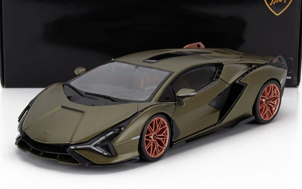 1/18 BURAGO - LAMBORGHINI - SIAN FKP 37 HYBRID 2020 18-11046-GREEN - Immagine 1 di 1