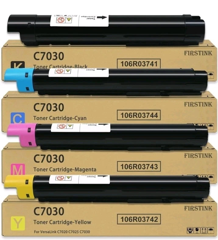 High Capacity VersaLink C7020 C7025 C7030 Toner Cartridges 106R03741... - Image 1 of 4