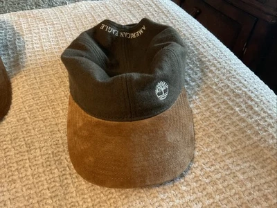 Timberland X AE Icon Sombrero Gorra Marrón Mezcla de Lana Ajustable American Eagle 24/7 NUEVO Foto 1 de 3