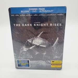 The Dark Knight Rises (Blu-ray/DVD, 2012, UltraViolet Steelbook) Best Buy Sealed - Picture 1 of 3