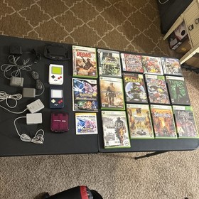 Lot Of Assorted Video Game Extras! Cases Manuals Poster Chargers - Lot As Is!