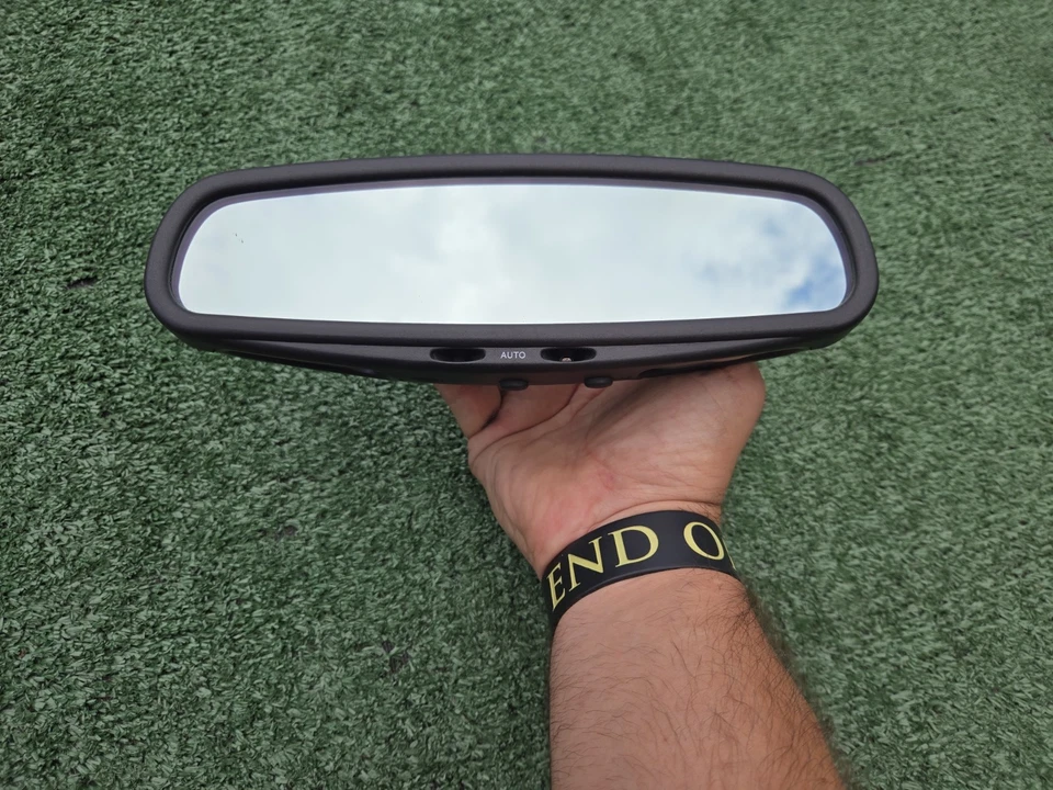 1997-2000 CHRYSLER SEBRING CONVERTIBLE REAR VIEW MIRROR MAP LIGHTS AUTO DIMMING - Image 1 of 4
