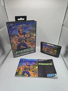 Juego Mercs Sega Mega Drive Completo con Caja y Manual 1991 PAL *PROBADO* - Imagen 1 de 2