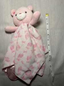 Little Me Pink Bear Zapatillas de Ballet Estampado Bebé Lovey Manta de Seguridad Satén - Imagen 1 de 11