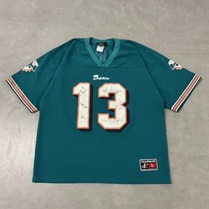 Vintage 90s Miami Dolphins Football Jersey Mens Large Dan Marino #13 NFL - Picture 1 of 9
