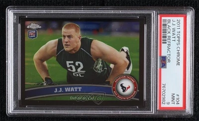 Topps 2011 cromo negro refractor 247/299 JJ vatios #104 PSA 9 como nuevo novato radiocontrol Foto 1 de 3