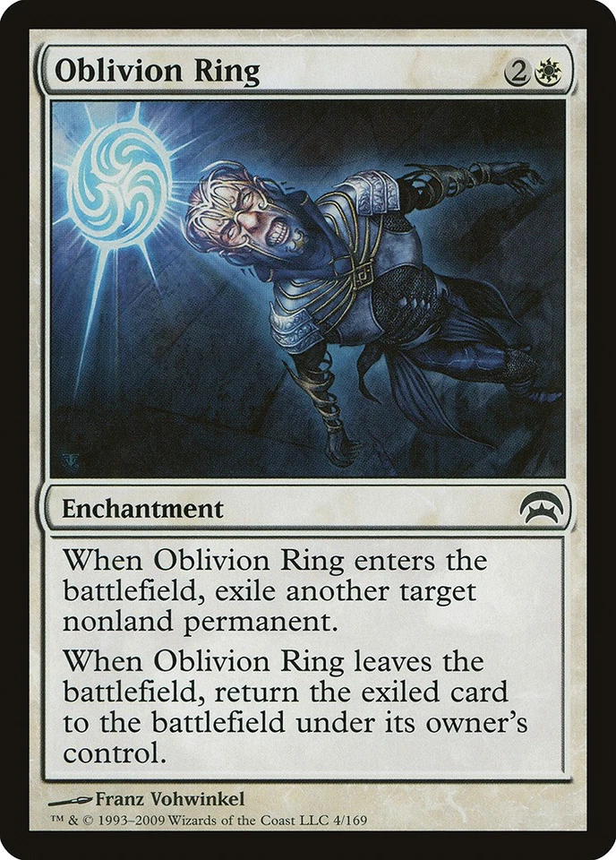 Oblivion Ring Planechase 2009 PLD White Common MAGIC GATHERING CARD ABUGames - Image 1 of 1
