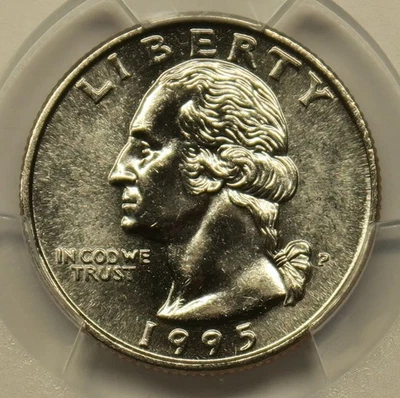 1995 P Washington Quarter PCGS MS67, Free Shipping - Image 1 of 4