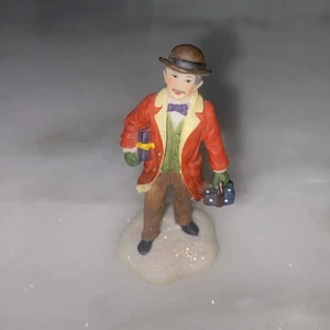 O'Well Weihnachtsmann Werkbank ?? Mann mit Geschenken Weihnachtsdorf Zubehör lose. - Bild 1 von 6