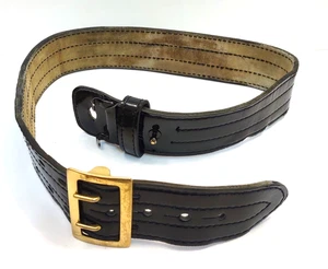 Safariland MDL 87 Police Security Duty Belt Black Gloss MDL87 Size 30 - Picture 1 of 3