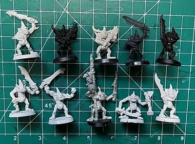 Chaos Nurgle Plague Bearers Oop Metal Warhammer Fantasy Battles (B) Foto 1 de 2