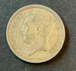 Belgique - Albert Ier - Jolie. 20 francs 1933 VL (2) en argent position A - Picture 1 of 2