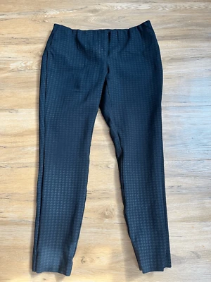 Alfani Petite 4 Black and Gray Houndstooth Pull On Elastic Waist Skinny Pants - Image 1 of 3