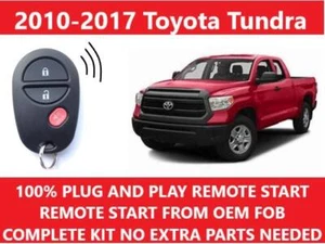 PLUG & PLAY REMOTE START 2010-2017 TOYOTA TUNDRA - Picture 1 of 1