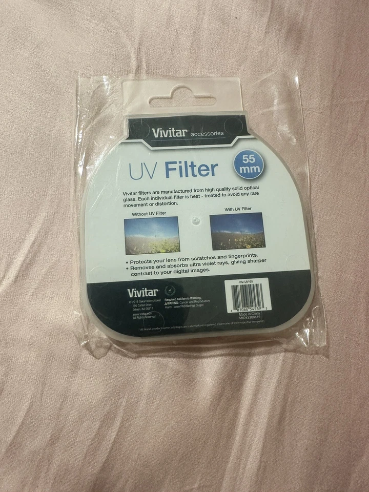 Vivitar 55mm UV Lens Filter  - Image 1 of 1