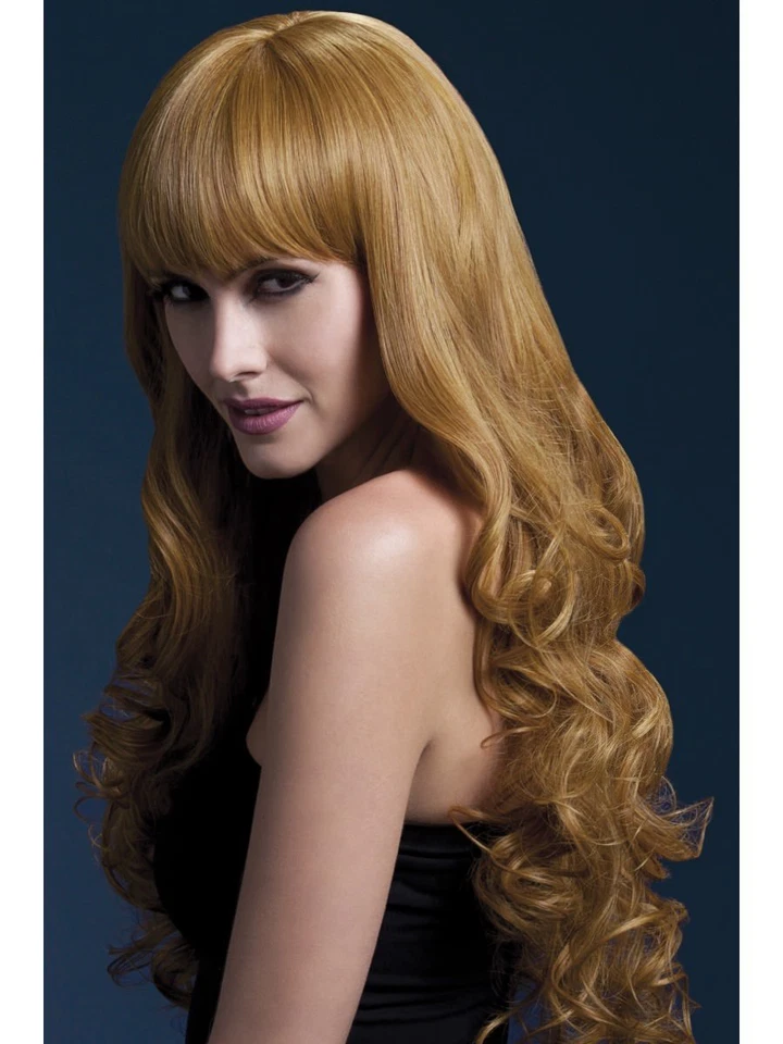 Fever Isabelle Wig Auburn Long Soft Curl With Fringe 66cm / 26in AC