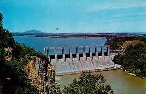 Postkarte Virginia VA Clayton Wasser-Elektro-Damm unbesendet - Bild 1 von 2