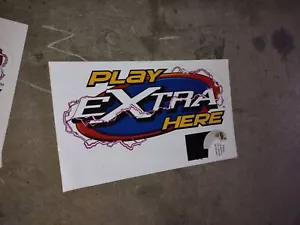 Pegatina de gabinete arcade extra camiseta dorada #113 - Imagen 1 de 1