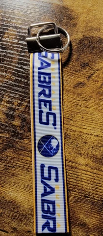 Buffalo New York Sabres Keychain Wristlets Homemade Cover