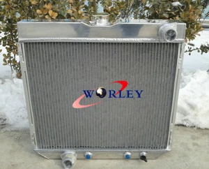 3 Rows Aluminum Radiator for Ford Mustang V8 67-70 3 Rows Auto/MT 1968 1969 1970 - Picture 1 of 5