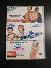 Dodgeball + Stuck On You + There's Something About Mary (3 DVD, 2004) Region 4