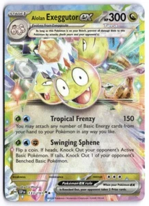 Pokemon Alolan Exeggutor ex Tera - 133/191 - Surging Sparks  - Picture 1 of 2
