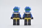 Lego 2 X Figure Minifigure Mini Figurines Driver Blue Extreme Team Diver ext014