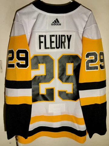 adidas Authentic NHL Jersey Pittsburgh Penguins Fleury White sz 50 Cover