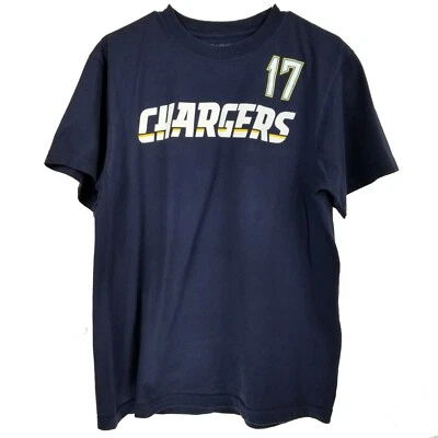 NFL Reebok Chargers- Philip Rivers- Football Shirt #17- San Diego Size Large - Image 1 of 4