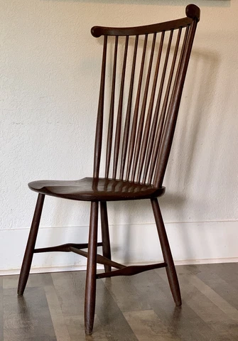 Antique Original Stickley & Brandt Fan Back Windsor Oak Chair Circa 1915 Cover