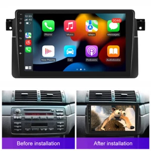 For BMW 3-series E46 1998-2006 Carplay GPS Navi Android 11 Car Stereo Radio 2DIN - Picture 1 of 12