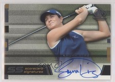 2003 SP Game Used Edition Scorecard Signatures Laura Diaz #SS-LD Rookie Auto RC