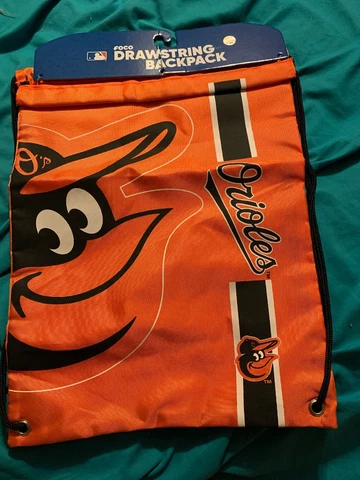 Baltimore Orioles MLB  Drawstring BackPack (NEW) Cover