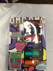 OMG Glow-In-The-Dark Nail Polish Set, 6 Colors, Ages 3 & Up! - Picture 1 of 1