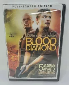 Blood Diamond DVD Fullscreen 2006 Movie Brand New Factory Sealed Dicaprio - Imagen 1 de 5