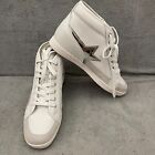 Gunmetal Women's Guerrin High-Top Wedge Round toe Lace-up Sneaker White Size 8