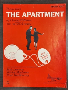 Vintage 1949 Thema aus DIE WOHNUNG Noten für Klavier Solo - Bild 1 von 3