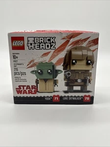 Lego Star Wars Brickheadz: Luke Skywalker & Yoda 41627 Nuevo Caja Sellada Daños - Imagen 1 de 8