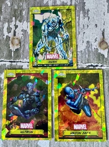 2024 Topps Chrome Sapphire Refractor Marvel Ultron #56 Union Jack #125 Husk #110 - Bild 1 von 14
