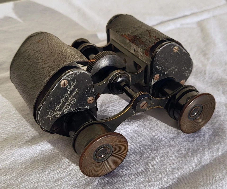 Voigtländer & Söhne Braunschweig 9x, sehr seltenes Fernglas um 1900 Antik - Bild 1 von 4
